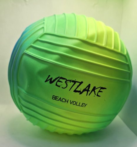 Ribbed ball Westlake green/yellow
