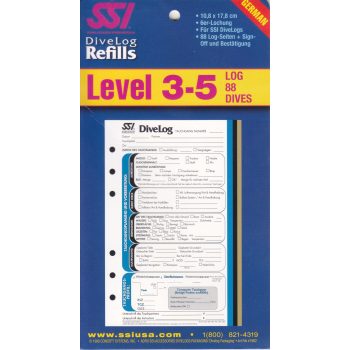 Divelog Refills Level 3-5 GER