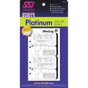 Merülési napló Betét  Platinum
