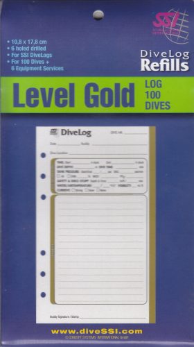 Divelog Refills Level Gold