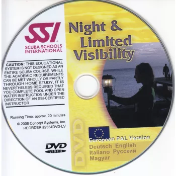   SSI Night & Limited Visibility DVD - GER, ENG, ITA, RUS, HUN, 
