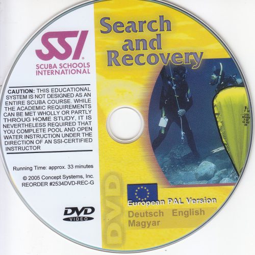 SSI Search and Recovery DVD - GER, ENG, HUN,
