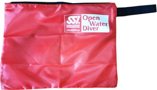  SSI zip pouch red