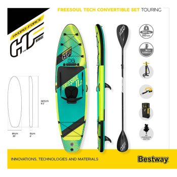   Hydro-Force Freesoul Tech 2, tour SUP board set that can be converted into a kayak 340 x 89 x15 cm (2023)