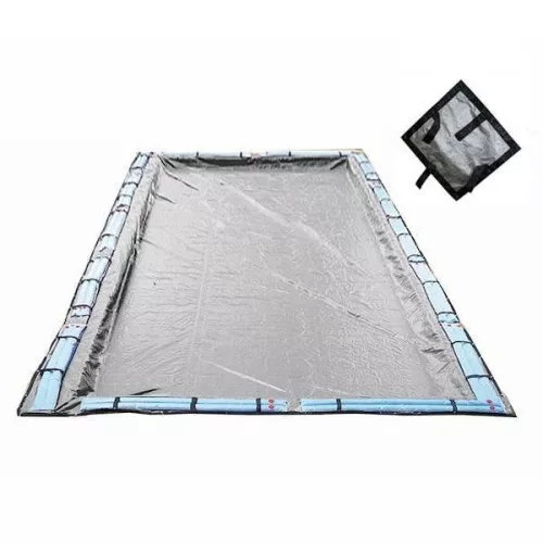 Pontaqua Silver/Black Reinforced Design Winter Pool Cover