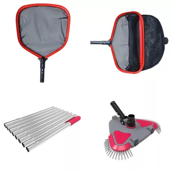 PONTAQUA RED&BLACK medence takarító szett