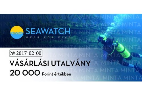 Gear4Dive SeaWatch Ajándékutalvány