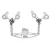 OrcaTorch Triple clamp for ball arm system