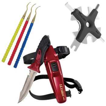 Búvárkések és szerszámok