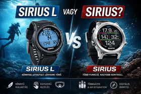 Búvárkomputerek: Sirius L vagy Sirius?