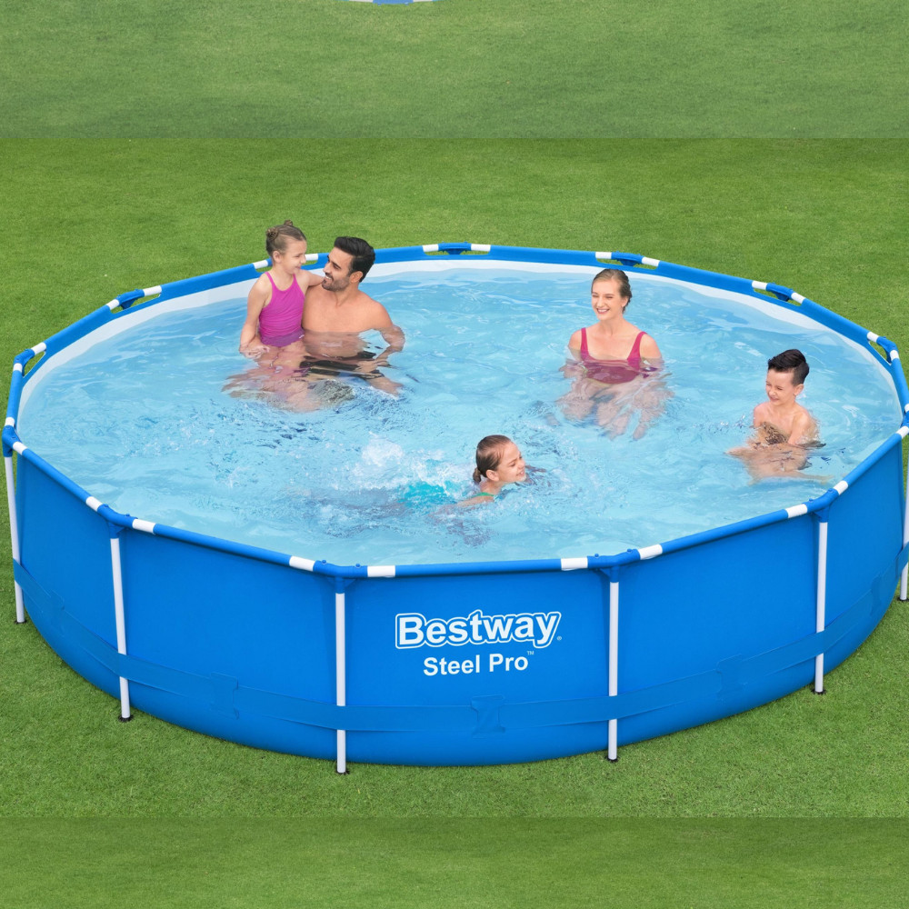 Bestway AZZURRO Metal frame pool set 396x84 cm