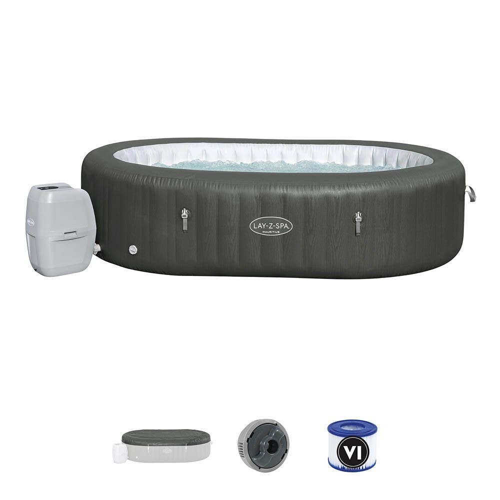 Lay-Z-Spa Mauritius AirJet massage pool 270 cm x 180 cm x 71 cm